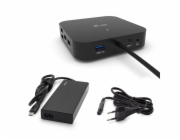 i-tec USB-C Dual Display Docking Station with Power Delivery 65W + i-tec Universal Charger 77 W