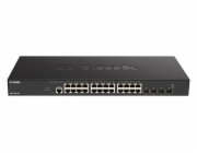 D-Link DXS-1210-28T D-Link DXS-1210-28T 24 x 10G Base-T ports + 4 x 10G/25G SFP28 ports Smart Managed Switch