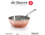 De Buyer Prima Matera Sauté Pan Copper/Steel 24cm curved induc.