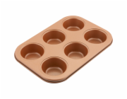 Lamart LT3091 Forma na 6 muffinů COPPER, 26,5 x 18 cm