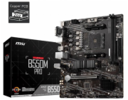 MSI MB Sc AM4 A520M PRO, AMD A520, VGA, 2xDDR4, mATX