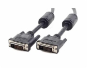 Gembird CC-DVI2-BK-6  kabel DVI-D (M) / DVI-D (M) (24 + 1) Dual Link Ferrite 1.8M Black