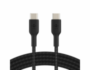 Belkin USB-C/USB-C kabel 1m oplasteny, cerny CAB004bt1MBK