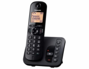 Panasonic KX-TGC220FXB, bezdrát. telefon, černý