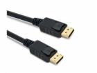 Kabel DisplayPort 1.4 přípojný kabel M/M zlacené konektor...