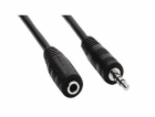 Kabel prodlužovací Jack 3,5(M) - Jack(F), 5m