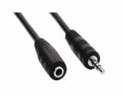 Kabel prodlužovací Jack 3,5(M) - Jack(F), 10m