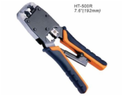 Kleště H-Tools HT-500R profesionální, modulární, krimpovací, s ráčnou (RJ11,12,45)