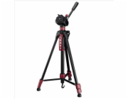 Stativ tripod Hama STAR BR, 153 - 3D, barva černá/ červená