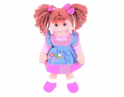 Panenka Bigjigs Toys látková Melody, 34 cm