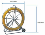 Protahovací pero sklolaminátové ve stojanu 9mm - 200m