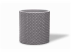 Květináč Keter Cylinder M Silver Grey