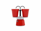 Bialetti Mini Express 2 set Červ. +2 šálky