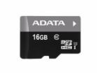 ADATA MicroSDHC karta 16GB UHS-I Class 10 + SD adaptér, P...