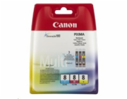 Canon CARTRIDGE CLI-8 C/M/Y MULTI-PACK pro PIXMA iP330,3500,4200,4300,4500,5200,5300, MP500, MP600, MP830 (1470 str.)