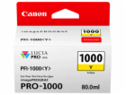 Canon CARTRIDGE PFI-1000Y žlutá pro ImagePROGRAF PRO-1000...