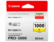 Canon CARTRIDGE PFI-1000Y žlutá pro ImagePROGRAF PRO-1000 (329 str.)