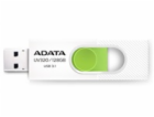 ADATA Flash Disk 64GB UV320, USB 3.1 Dash Drive, bílá/zelená