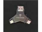 Viking USB Flash disk 3.0 4v1 s koncovkou Lightning/Micro...