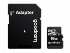 GOODRAM MicroSDHC karta 16GB M1AA, UHS-I Class 10, U1 + a...