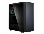 Zalman skříň R2 Black / Middle tower / ATX / 1x120mm RGB fan / USB 3.0 / USB 2.0 / tvrzené sklo