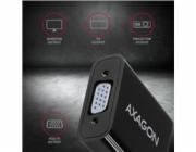 AXAGON RVH-VGAN, HDMI -> VGA redukce / adaptér, FullHD, audio výstup, micro USB nap. konektor