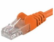 PREMIUMCORD Patch kabel UTP RJ45-RJ45 CAT5e 5m oranžová