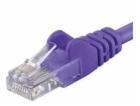 PREMIUMCORD Patch kabel UTP RJ45-RJ45 CAT5e 5m fialová