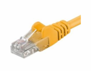 PREMIUMCORD Patch kabel UTP RJ45-RJ45 CAT5e 15m žlutá