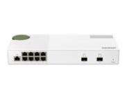 QNAP řízený switch QSW-M2108-2S (8x 2,5GbE RJ45 a 2x 10GbE SFP+)