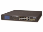 Planet GSD-1222VHP PoE switch, 8x PoE + 2x 1000Base-T + 2...