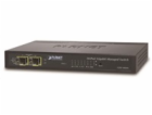 Planet GSD-1002M L2 switch, 8x1Gb, 2x1Gb SFP, 48-56VDC, f...