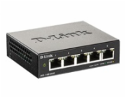 D-LINK DGS-1100-05 D-Link DGS-1100-05V2 5-port Gigabit Smart Managed switch, fanless