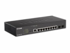 D-Link DGS-2000-10P 8-port Gbit PoE Managed Switch incl. ...