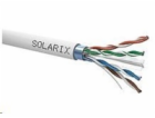 Instalační kabel Solarix FTP, Cat6, drát, PVC, cívka 500m...