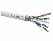 Instalační kabel Solarix FTP, Cat6, drát, PVC, cívka 500m SXKD-6-FTP-PVC