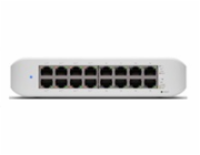 UBIQUITI USW-Lite-16-PoE UBNT UniFi Switch USW-Lite-16-PoE [16xGigabit, 8x PoE out 45W, 802.3at/af, 16Gbps]