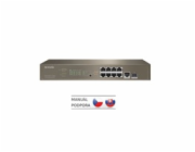 Tenda TEG5310P-8-150W Tenda TEG5310P-8-150W Gigabit L3 PoE Switch 130W, 8x 1Gb/s PoE, 2x RJ45/SFP, STP, IGMP, VLAN, Rack