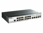 D-Link DGS-1510-20 D-Link DGS-1510-20 20-Port Gigabit Stackable SmartPro Switch including 2 SFP ports and 2 x 10G SFP+ ports- 16 x 10/10