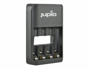 Nabíječka Jupio USB 4-slots Battery Charger LED pro 1 až 4ks AA/ AAA baterií