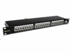 Solarix Patch panel 24 x RJ45 CAT6 STP černý 1U SX24-6-ST...