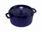 Litinový hrnec Staub La Cocotte 24cm kulatý tmavě modrý