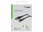 Belkin Lightning nab./sin. kabel 2m, PVC, cerny, mfi cert.