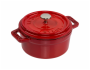 Staub Mini Cocotte 10cm kulatý červený litina