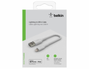 Belkin Lightning nab./synchro. kabel 15cm,oplást.mfi cert.bílý