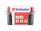 1x24 Verbatim alkalicky Batterie Micro AAA LR 03 PVC Box ...