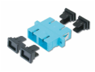 Digitus SC / SC Duplex Coupler, color aqua Zirconia Ceram...