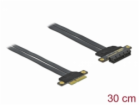 Delock Karta PCI Express Riser x4 na x4, s ohebným kabele...