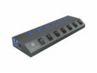 RaidSonic IB-HUB1701-C3 7 port USB 3.0 Type-A hub 60838