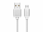 TB Touch USB - USB-C kabel, 2m, stříbrný